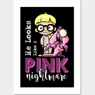 christmas story Like A Pink Nightmare Posters and Art